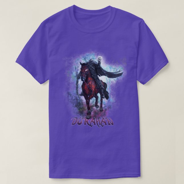 Camiseta O Cavaleiro Sem Cabeça de Dullahan (Frente do Design)