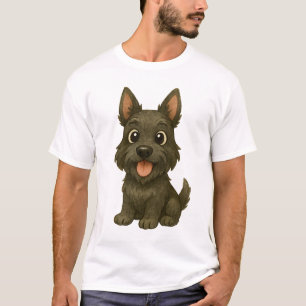 Camiseta O Cavalheiro Obstinado: Scottish Terrier Vintage