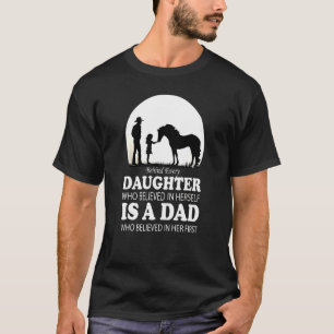 Camiseta O Cavalo Acreditado Em Si Mesmo É Um Pai