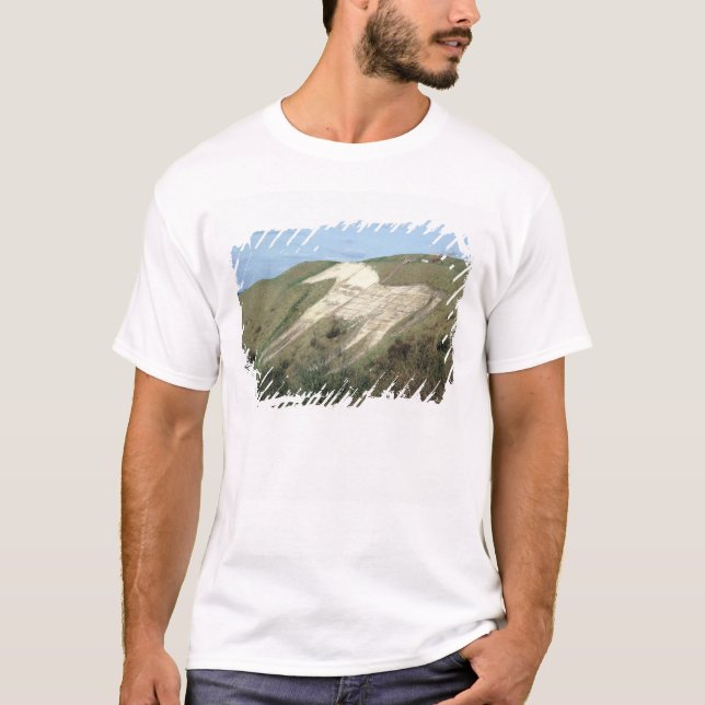 Camiseta O cavalo branco de Westbury (Frente)