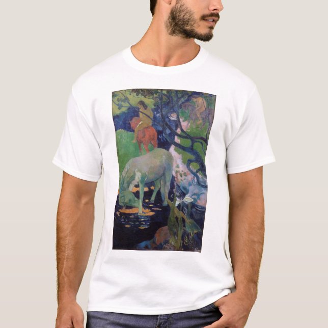 Camiseta O Cavalo Branco, Gauguin (Frente)