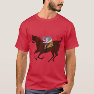 Camiseta O Cavalo De Corrida Roupas E Presentes De Corrida