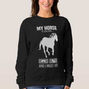 Camiseta O Cavalo Engraçado Está Ligando... Tenho Que Ir Pa