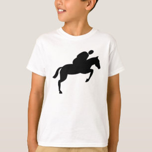 Camiseta O cavalo que salta - preto