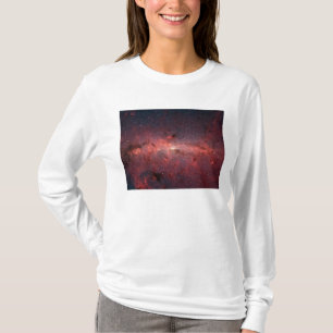 Camiseta O centro da galáxia da Via Láctea