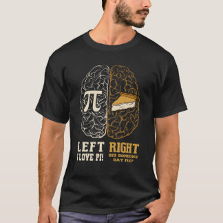 Camiseta O Cérebro Esquerdo Direito do Cérebro Presente O E