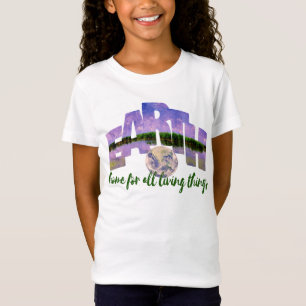Camiseta O céu azul e a água do nosso planeta Terra
