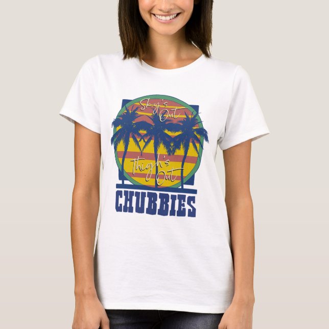 Camiseta O Céu Chubies Sai Daqui (Frente)