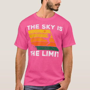 Camiseta O Céu É O Limit Rock Escalbing Mountaineer Hik