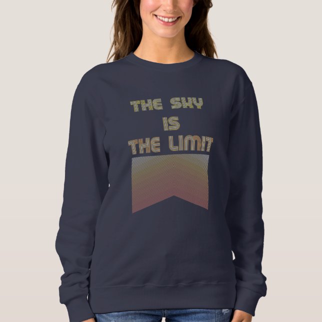 Camiseta O céu é o limite (Frente)