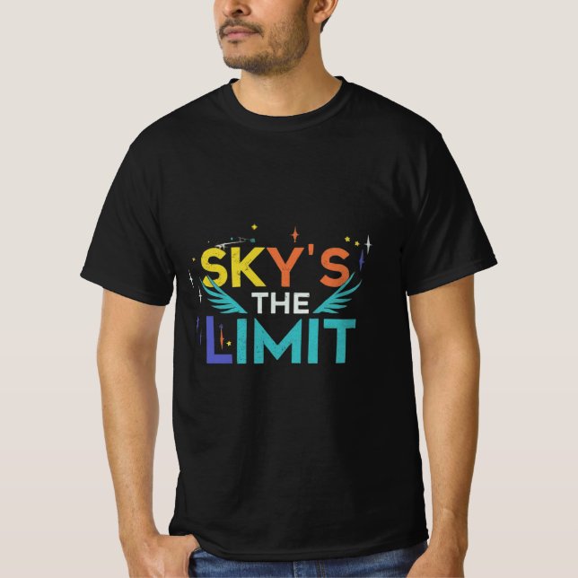 Camiseta O céu é o limite (Frente)