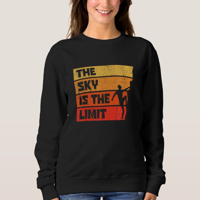 Camiseta O Céu É O Limite Escalada Bouldering Escalada (Frente)