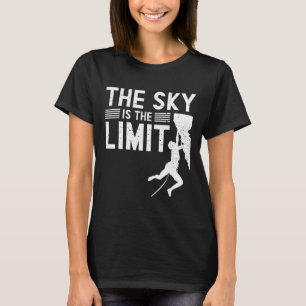 Camiseta O Céu É o Limite - Escalada Esportiva Indoor