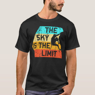 Camiseta O Céu É O Subterror De Escala De Rock Limit