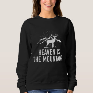 Camiseta O Céu É O Viagem Das Montanhas E O Hikin Da Aventu