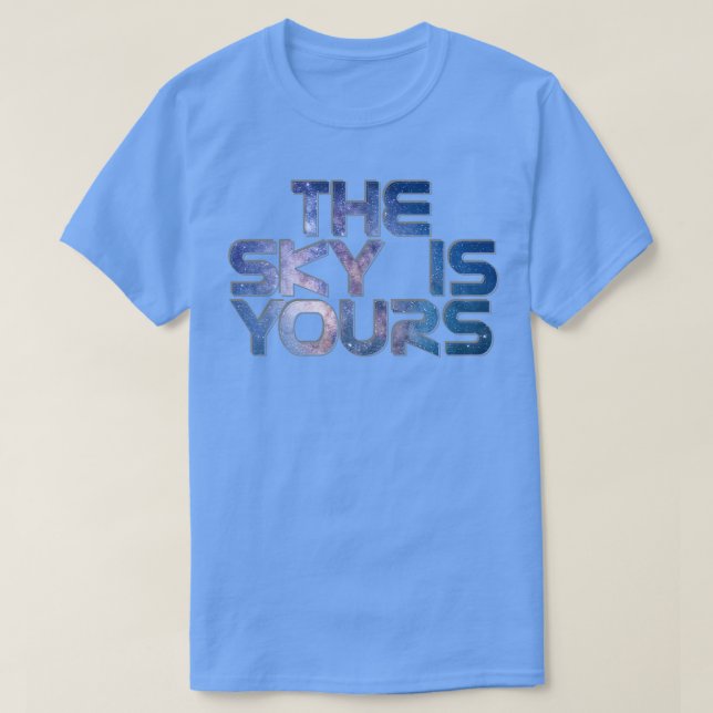 Camiseta O Céu É Seu 2 (Frente do Design)