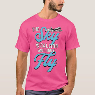 Camiseta O Céu Está Ligando E Preciso Voar No Skydiver Love