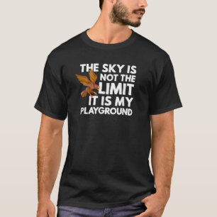 Camiseta O Céu Não É O Limite É O Meu Playground Falco