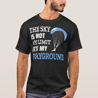 Camiseta O Céu não é o meu Limite é o meu Skydivin de Playg