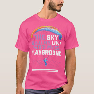 Camiseta O Céu Não É O Meu Limite. É O Meu Skydiving Em Cam