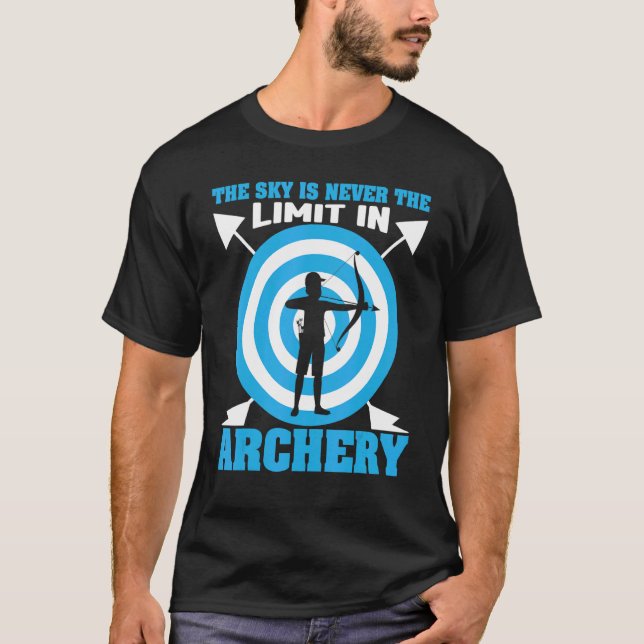 Camiseta O Céu Nunca É O Limite Da Arqueia (Frente)