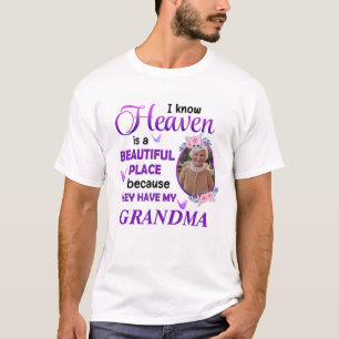Camiseta O Céu Personalizado É Um Lindo Memorial