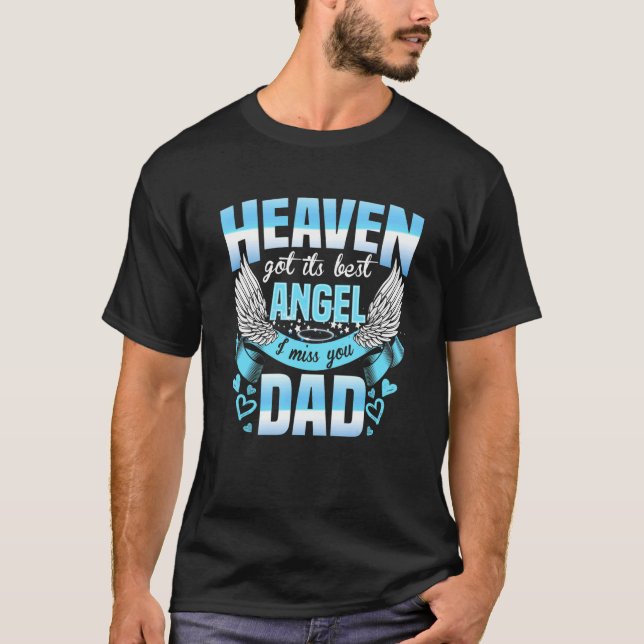 Camiseta O Céu Tem O Melhor Anjo Que Sinto Sua Falta De Mem (Frente)