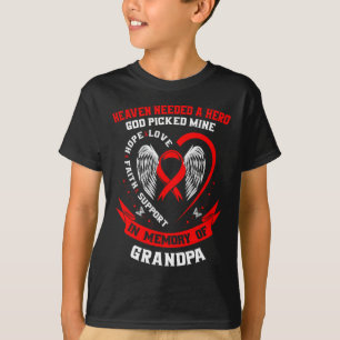 Camiseta O Céu Vermelho Precisava De Um Herói Deus Pegou O