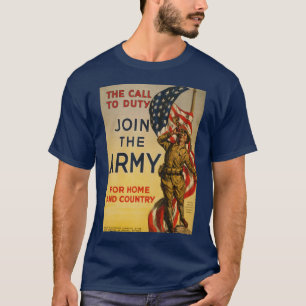 Camiseta O chamado ao dever - Junte-se ao Exército