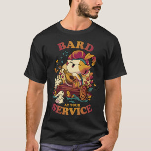 Camiseta O Chamado do Bardo - Gamer de Gato Fofo