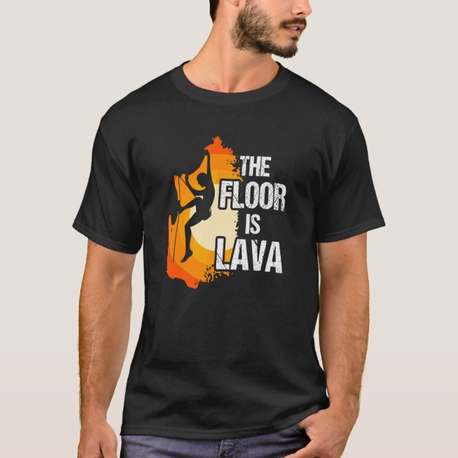 Camiseta O Chão É A Lava Subindo Para A Frota Esportiva Ext (Frente)