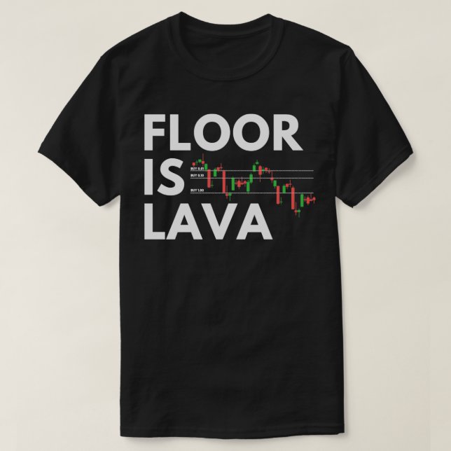 Camiseta O chão é Lava (Frente do Design)