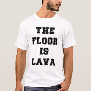Camiseta O chão é lava