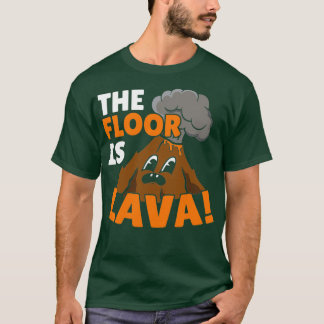 Camiseta O Chão É O Vulcão De Volocanologia Geológica De La