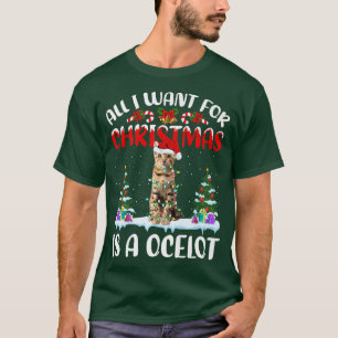 Camiseta O Chapéu De Noel Engraçado Que Tudo O Que Quero Pa