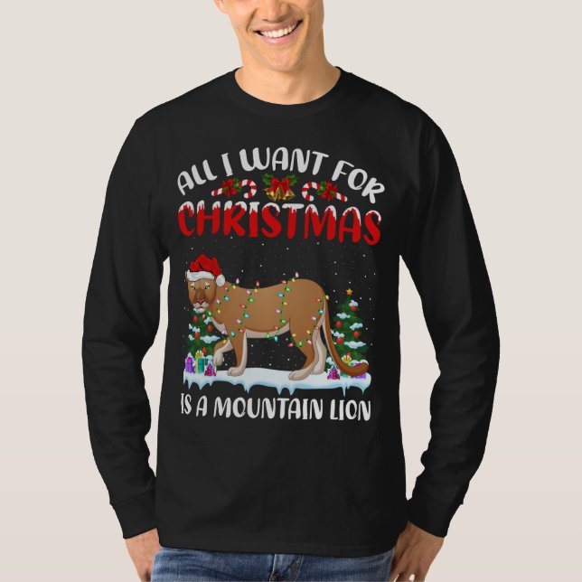 Camiseta O Chapéu De Noel Engraçado Que Tudo O Que Quero Pa (Frente)
