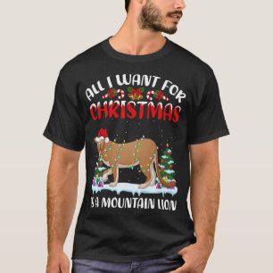 Camiseta O Chapéu De Noel Engraçado Que Tudo O Que Quero Pa