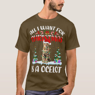 Camiseta O Chapéu De Noel Engraçado Que Tudo O Que Quero Pa