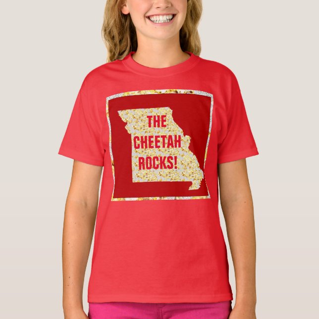 CAMISETA O CHEETAH ROCKS! (Frente)