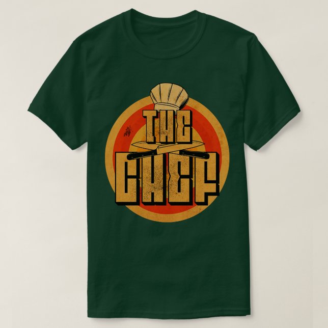 Camiseta O Chef de Vintage (Frente do Design)