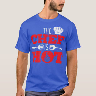 Camiseta O Chef É Mestre De Cozinhar Quente Que Cozinha Org