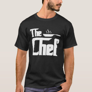 Camiseta O Chef Para Homens Mulheres Que Cozinham
