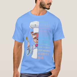 Camiseta o chef sueco eu não herdo sempre o dur mur Tank