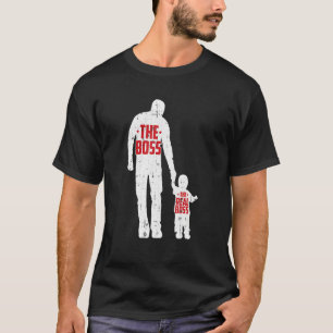 Camiseta O Chefe A Filha Pai Dia de os pais Do Chefe Real
