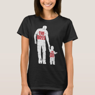 Camiseta O Chefe A Filha Pai Dia de os pais Do Chefe Real
