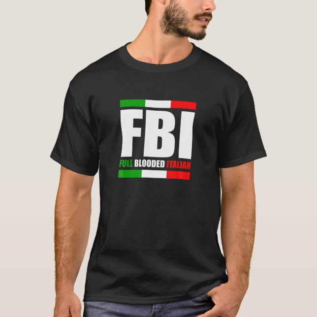 Camiseta O Cheio do FBI inundou o Orgulho do Patrimônio Ita (Frente)