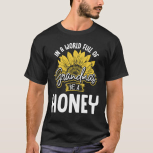 Camiseta O Cheio Mundial de Avós seja um Gif Mel