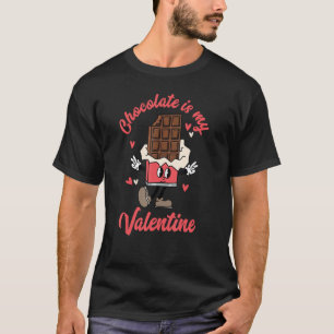 Camiseta O Chocolate Bonito De Bacana Retro É O Meu Casal D