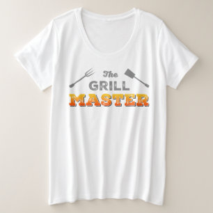 Camiseta O CHURRASCO do Chefe do Pit Mestre do Grill