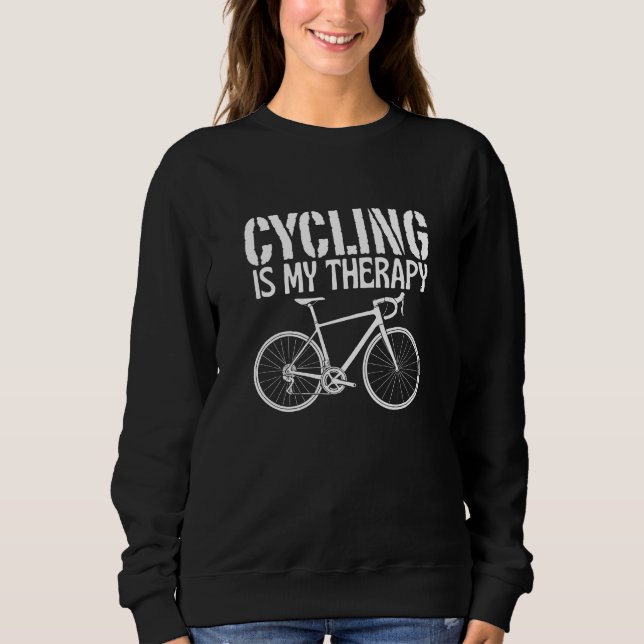 Camiseta o ciclismo é minha terapia (Frente)